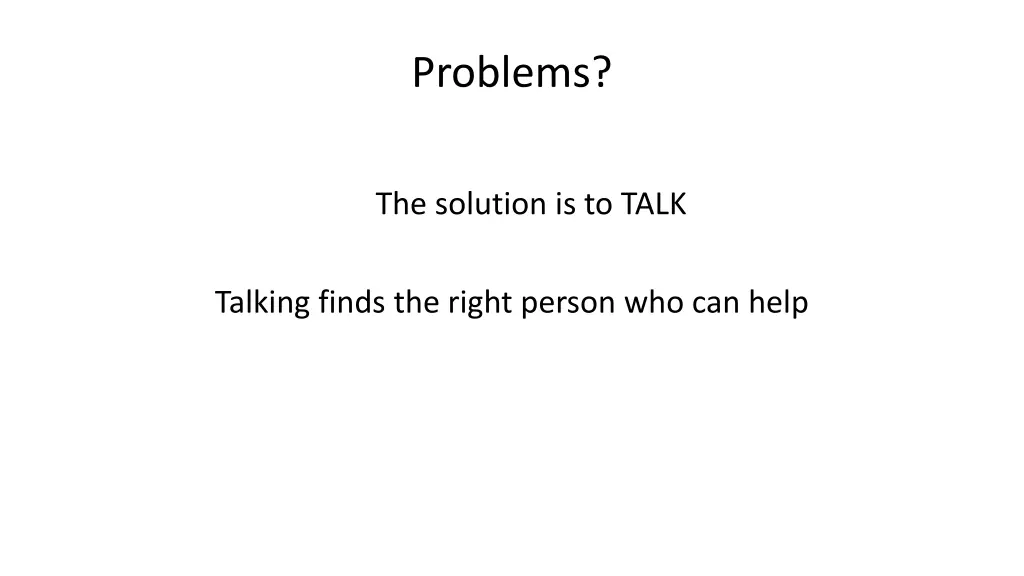 problems