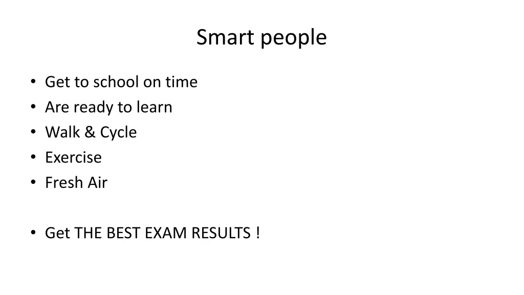 smart people