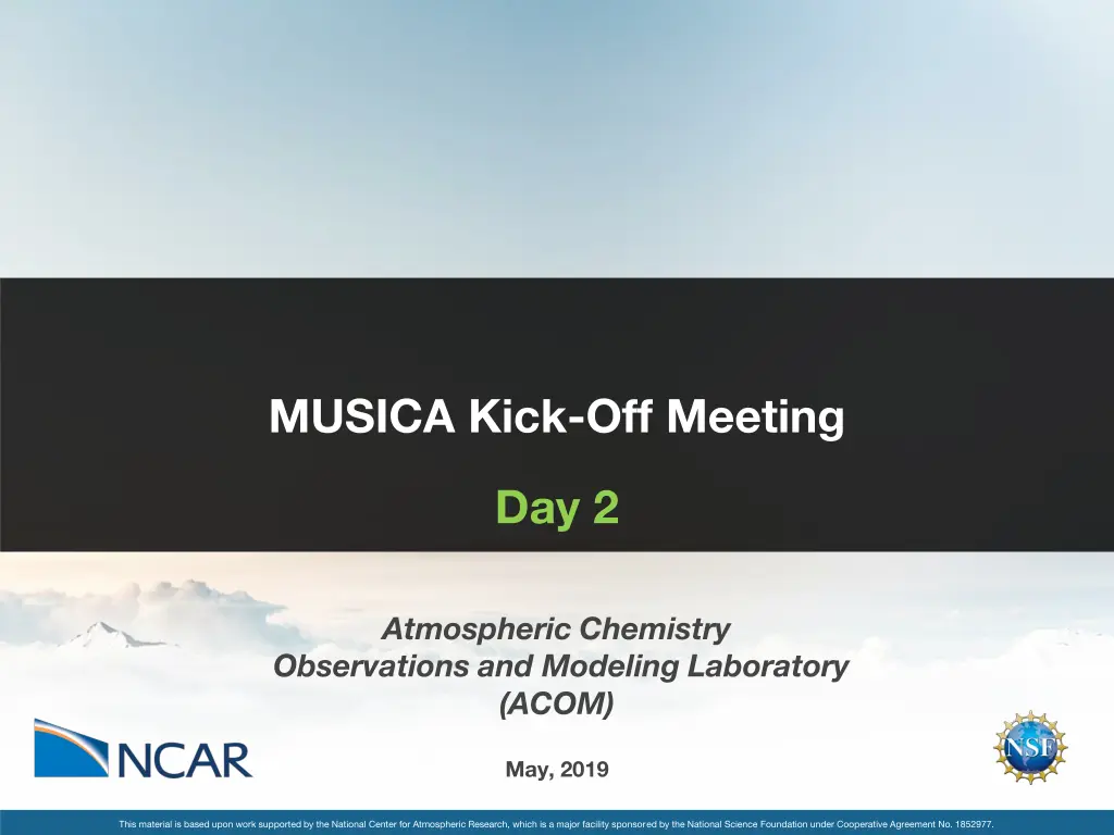 musica kick off meeting