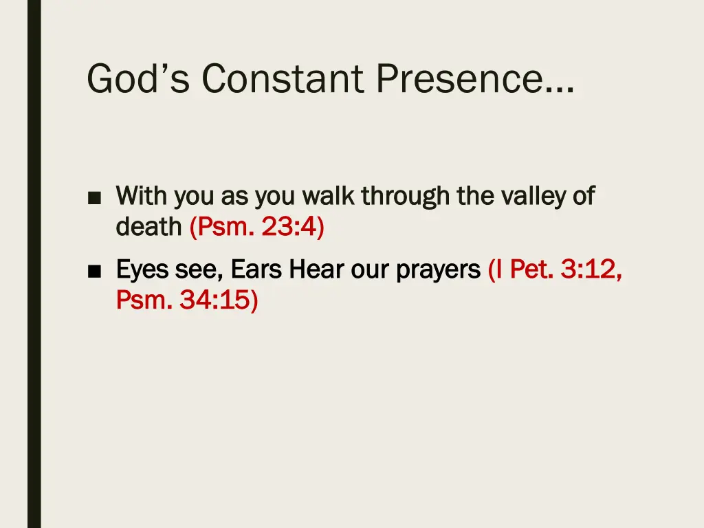 god s constant presence 1