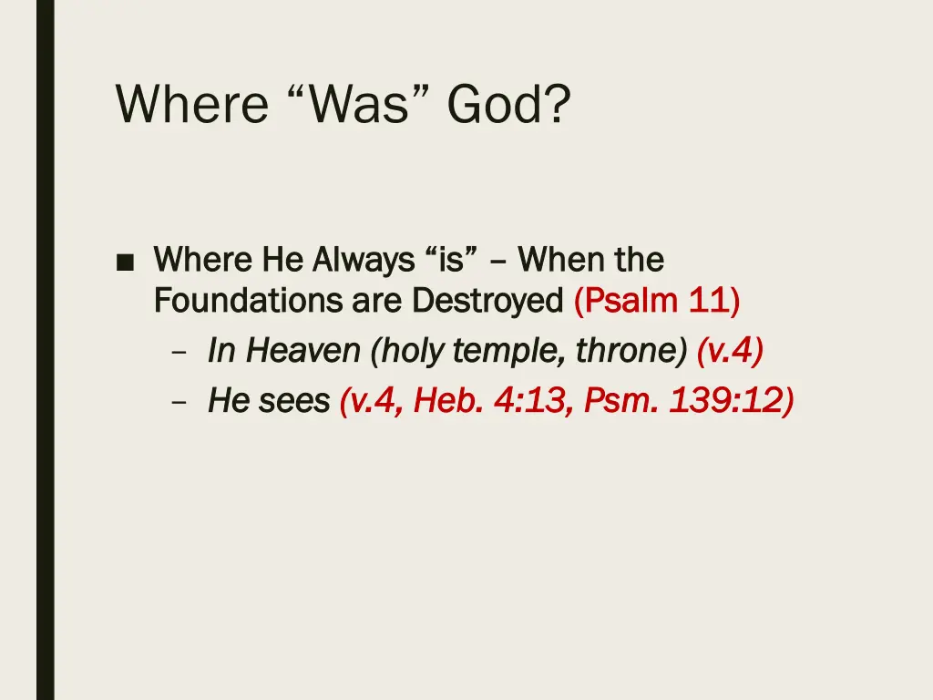 where was god 3