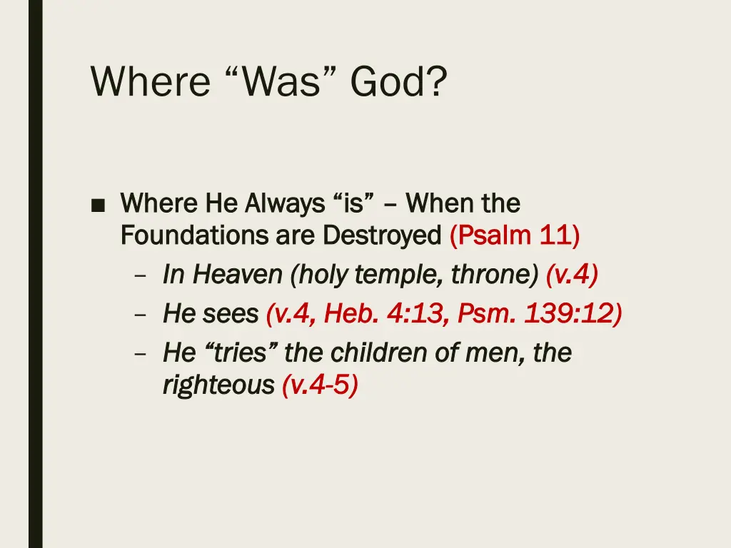 where was god 4