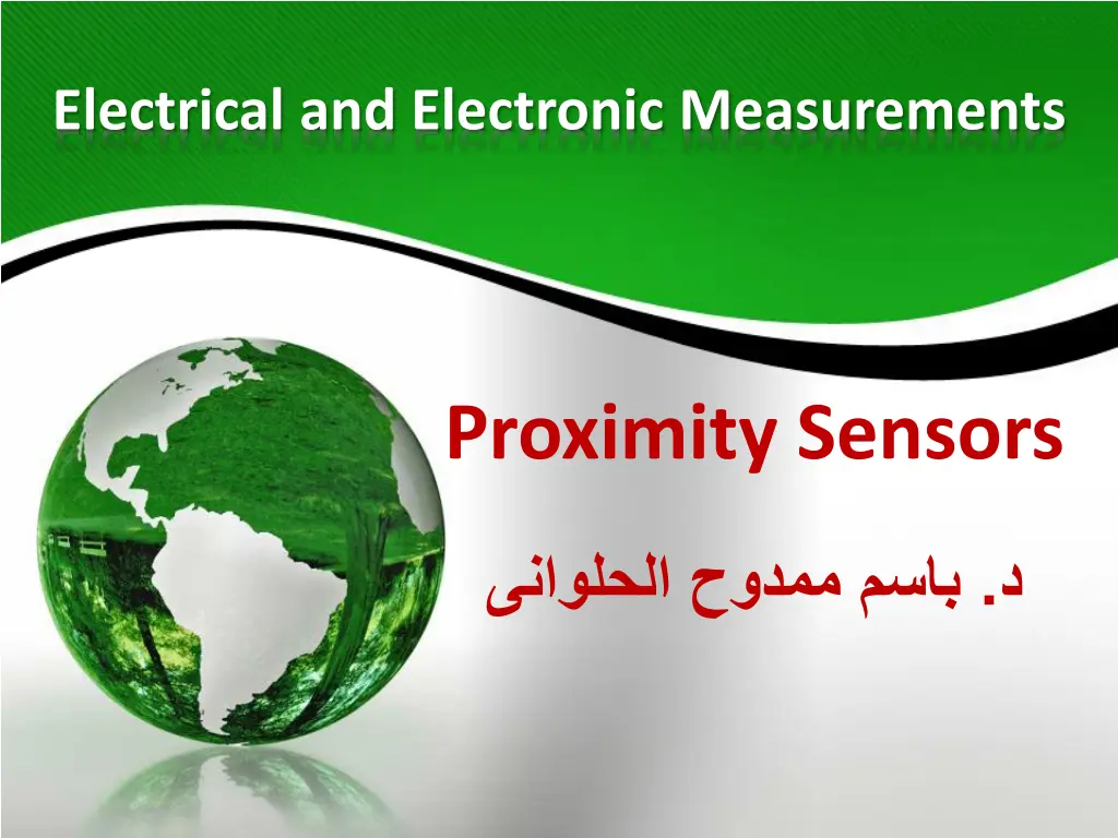electrical and electronic measurements