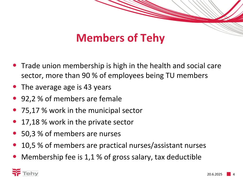 members of tehy