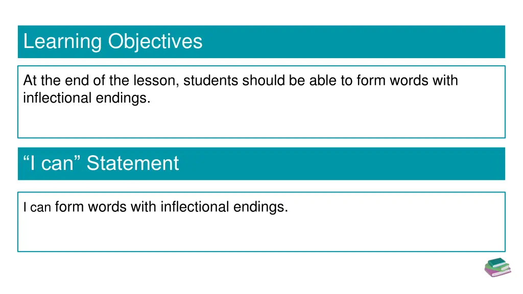 learning objectives