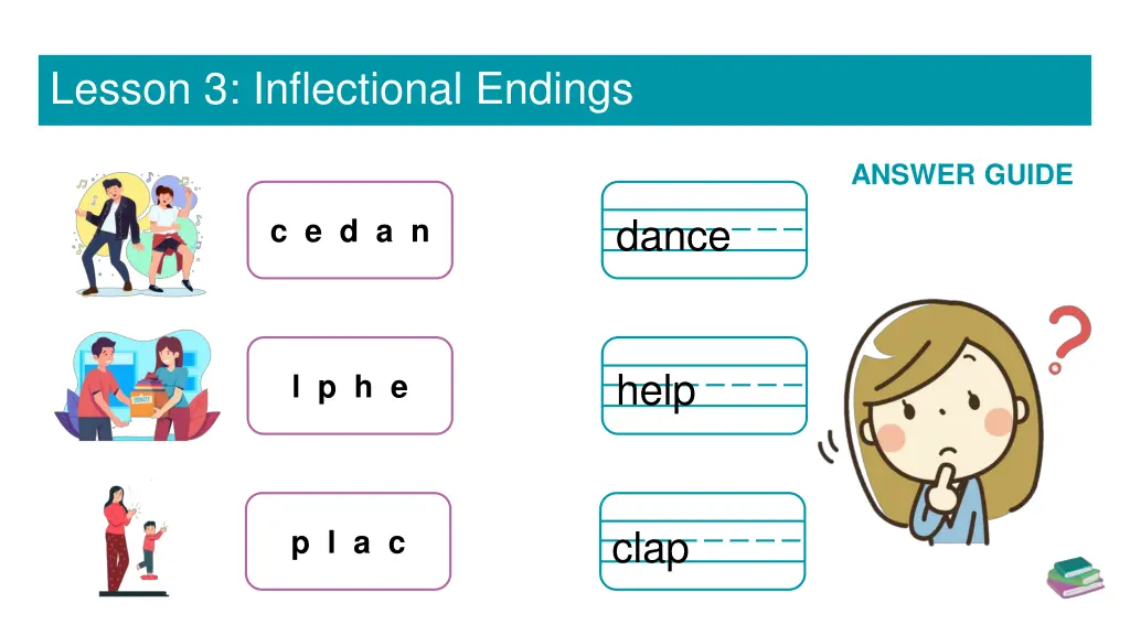 lesson 3 inflectional endings 1