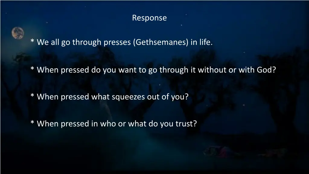 response