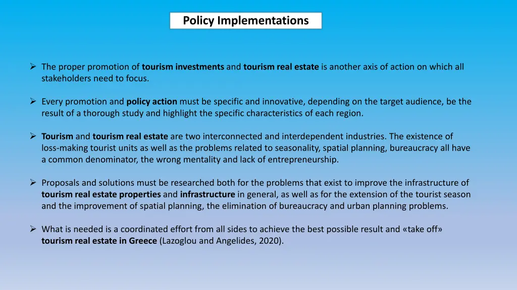 policy implementations
