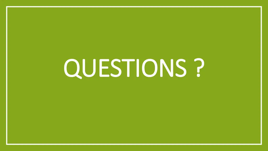 questions questions