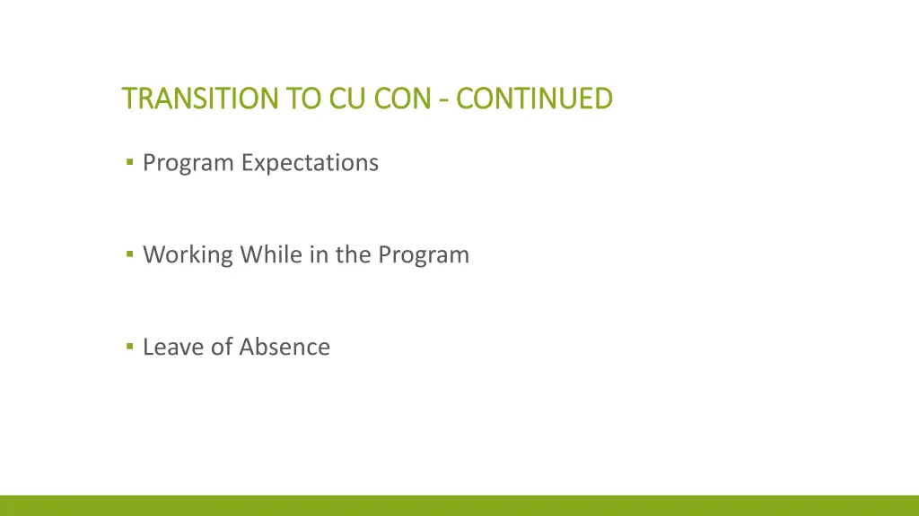 transition to cu con transition 1