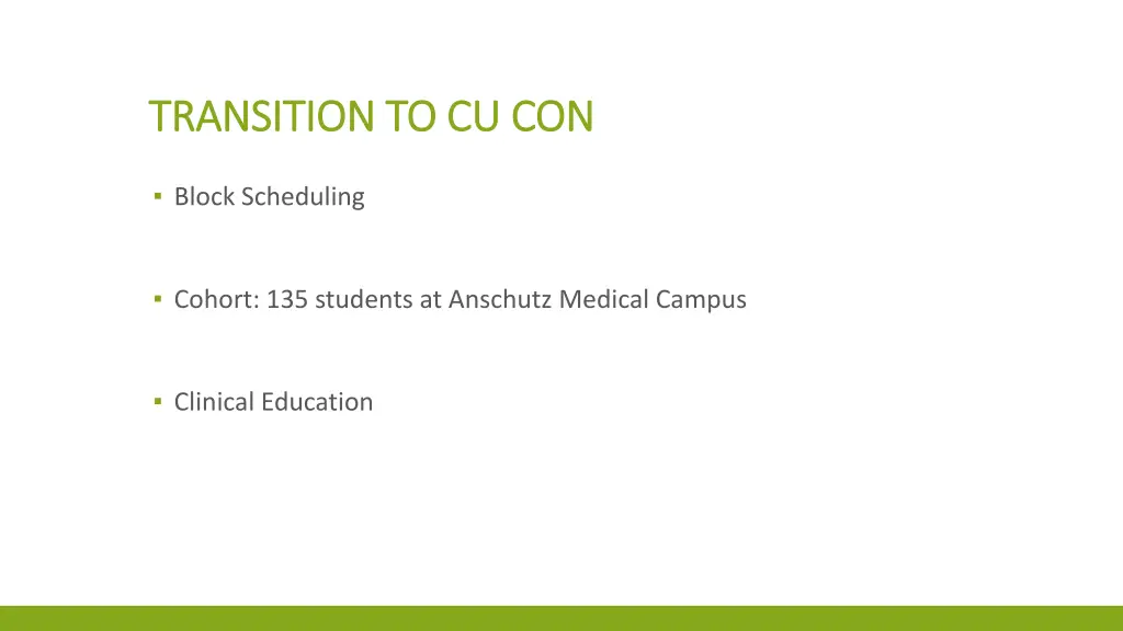 transition to cu con transition to cu con