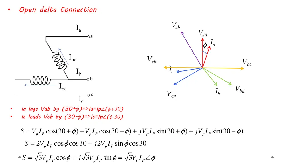 open delta connection
