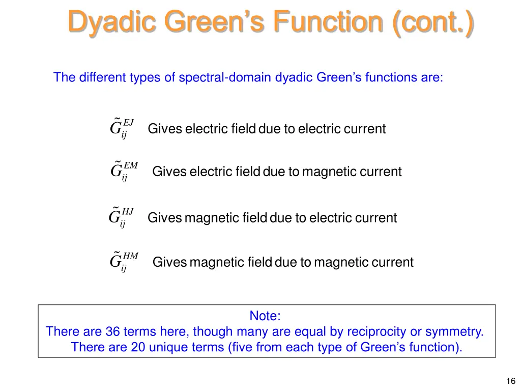 dyadic green s function cont 4