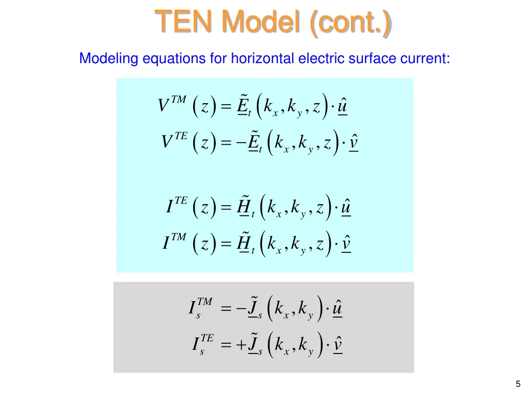 ten model cont
