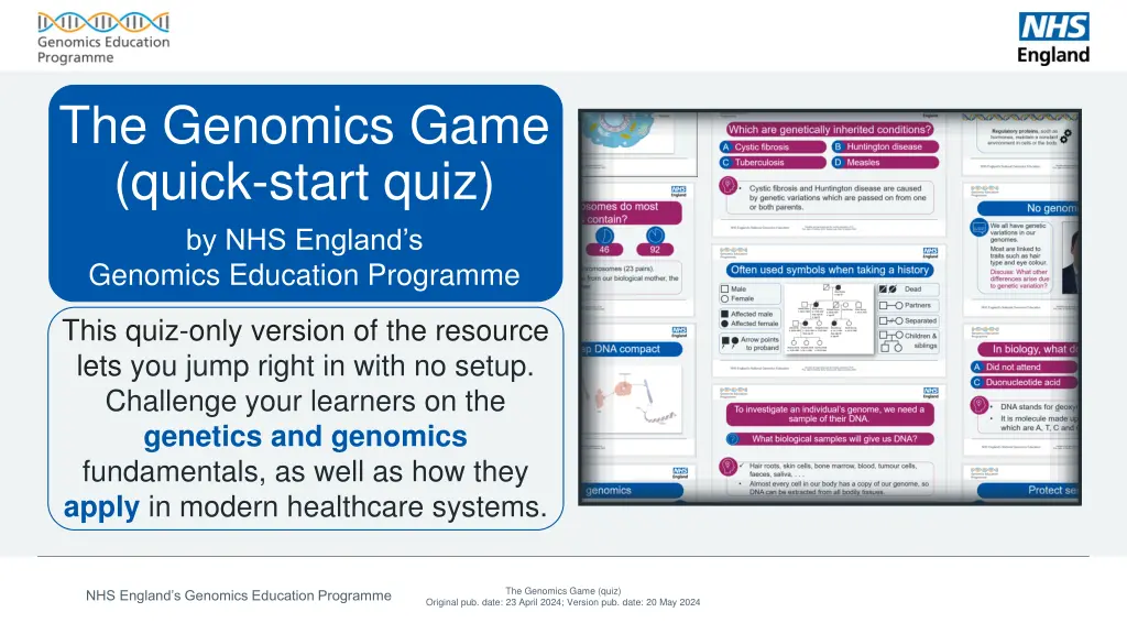 genomics education programme logo