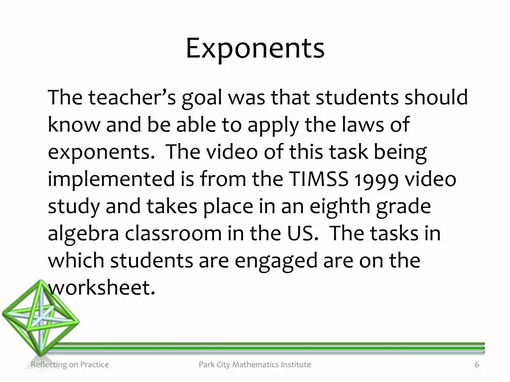 exponents