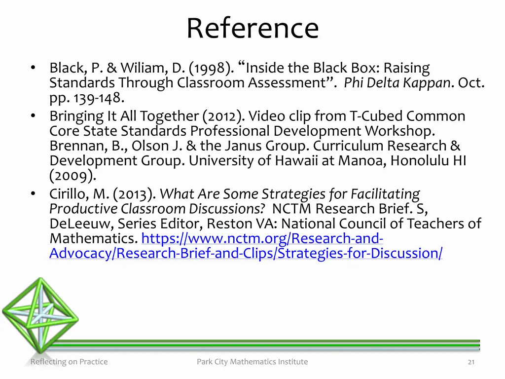 reference
