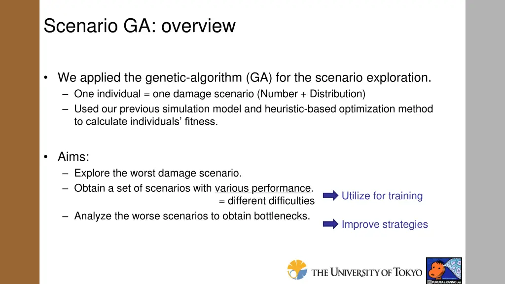 scenario ga overview