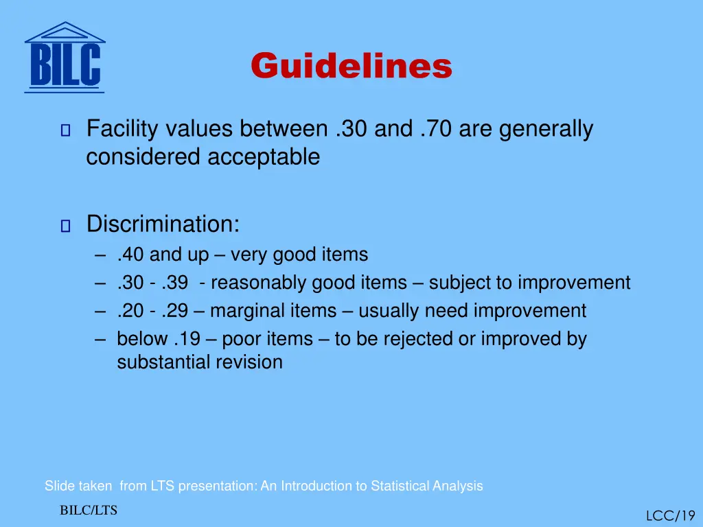 guidelines
