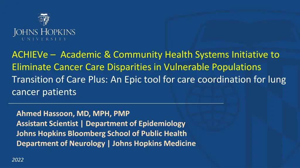 achieve academic community health systems