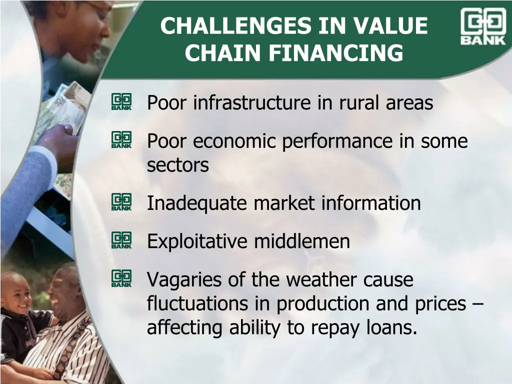 challenges in value chain financing 1