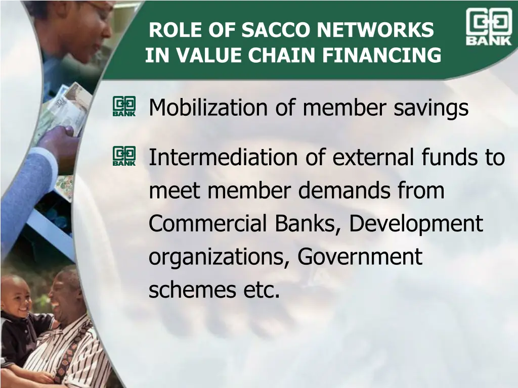 role of sacco networks in value chain financing 2