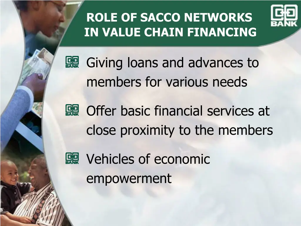 role of sacco networks in value chain financing 3