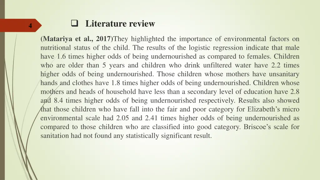 literature review