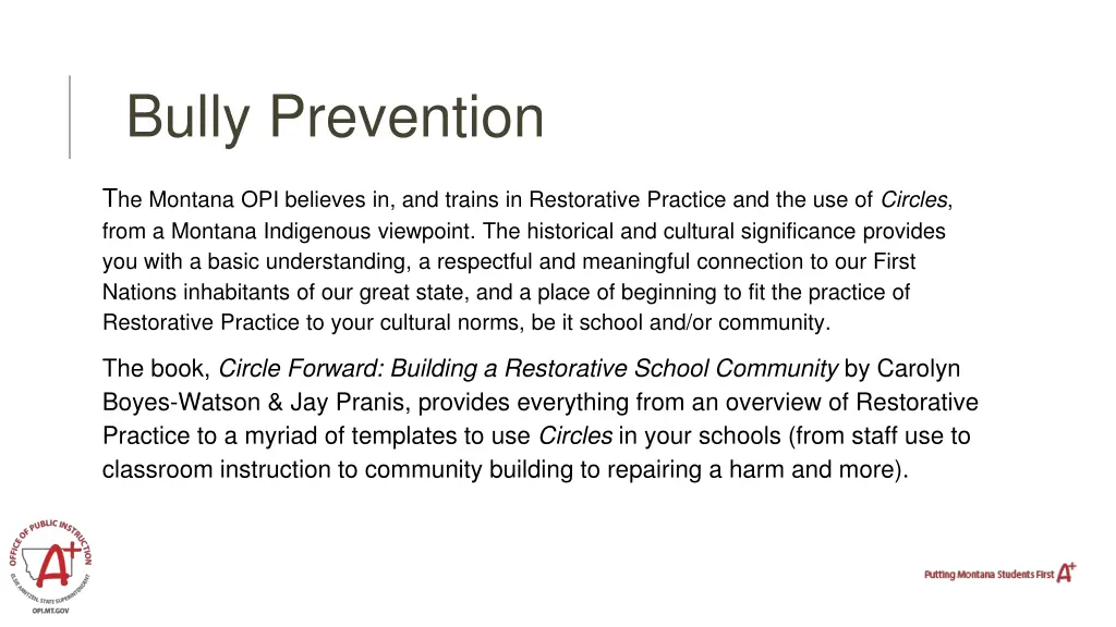 bully prevention