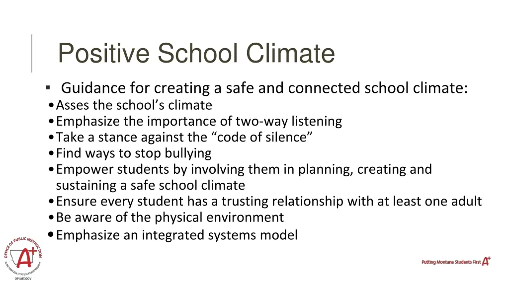 positive school climate 1
