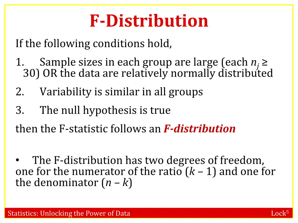 f distribution 1