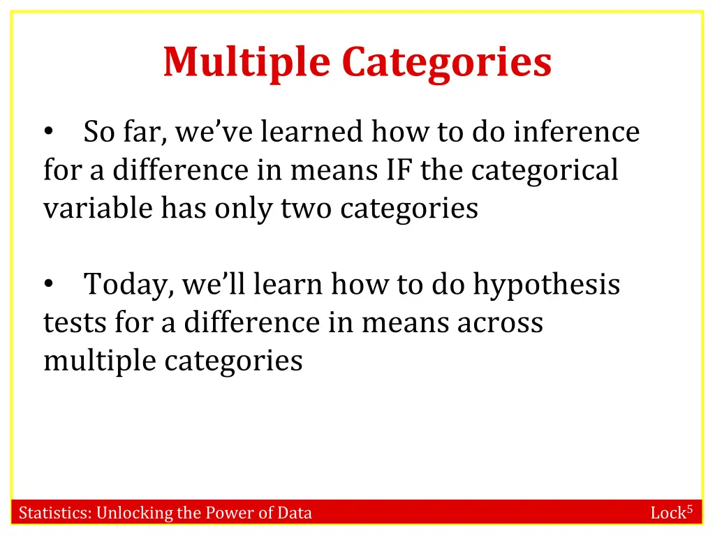 multiple categories