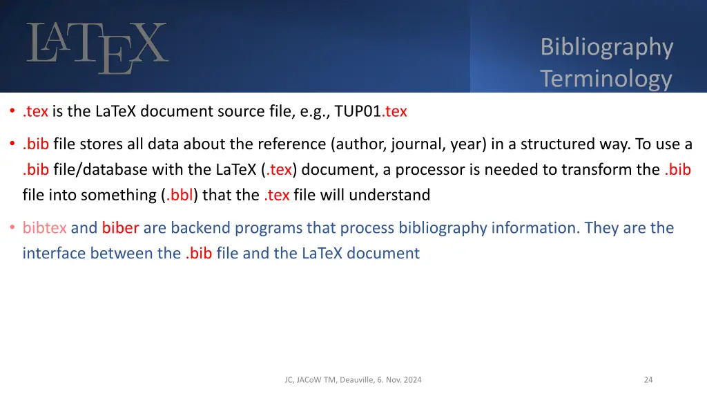 bibliography terminology 2