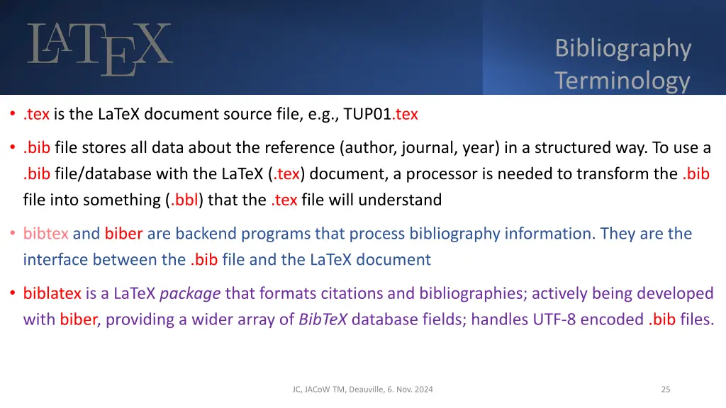 bibliography terminology 3