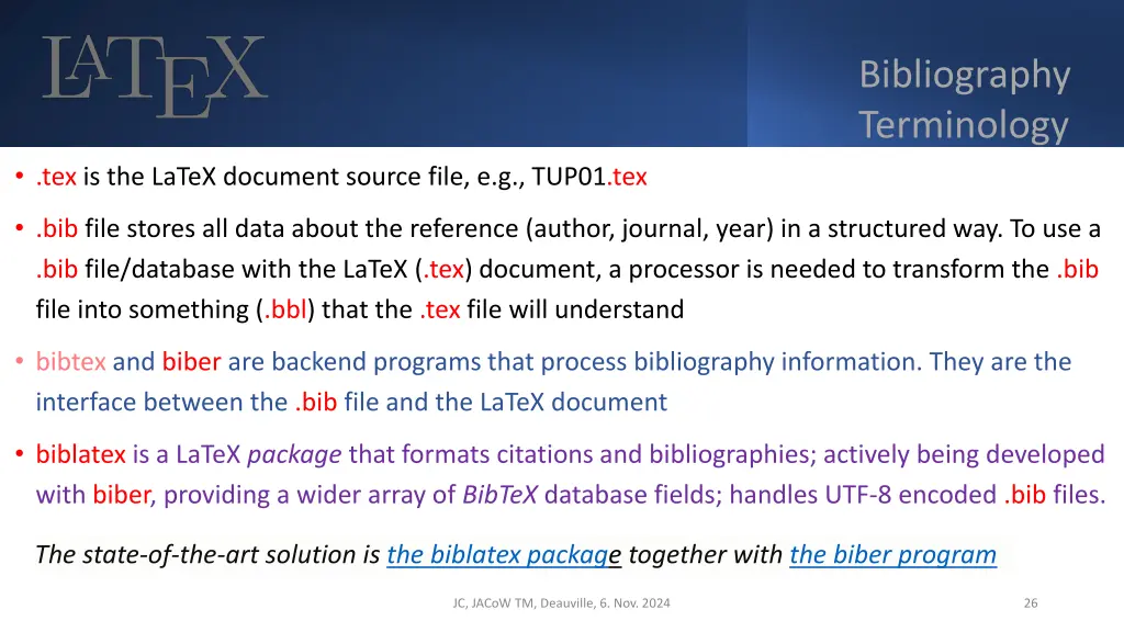 bibliography terminology 4
