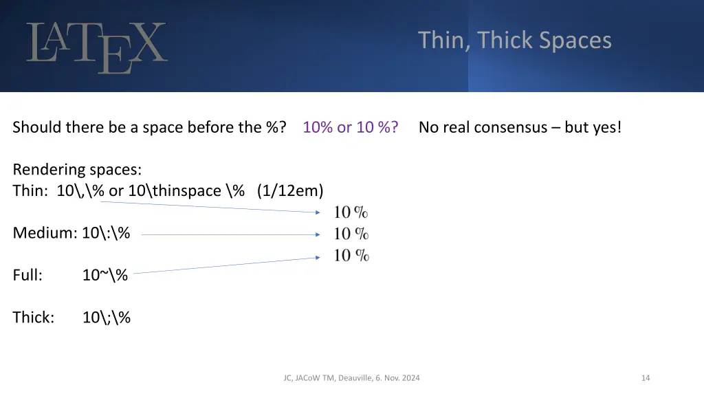 thin thick spaces
