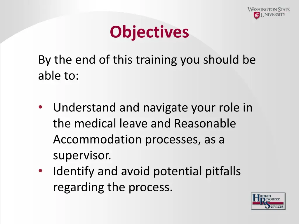 objectives