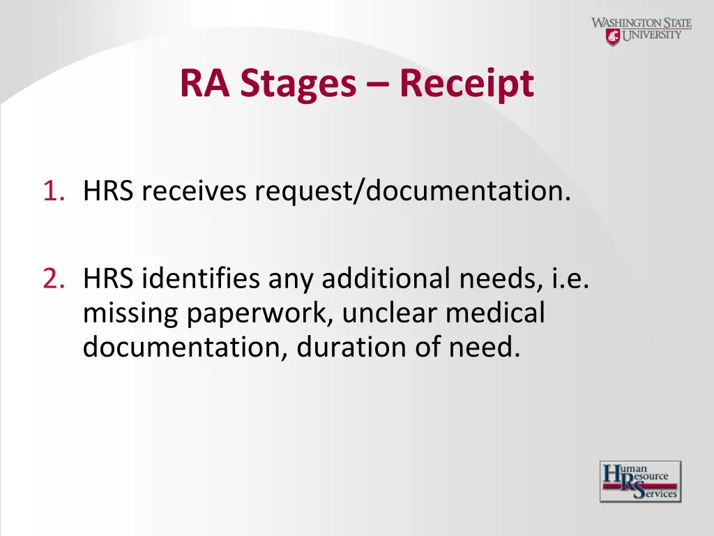 ra stages receipt