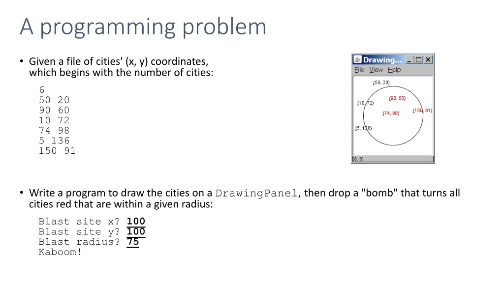 a programming problem