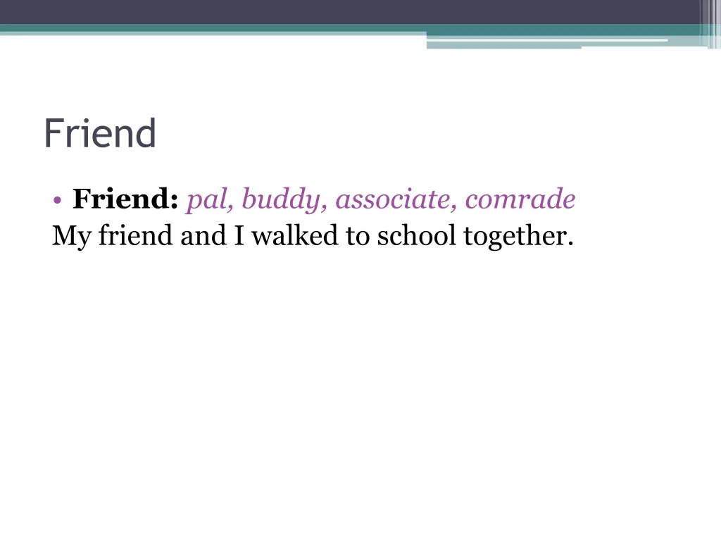 friend