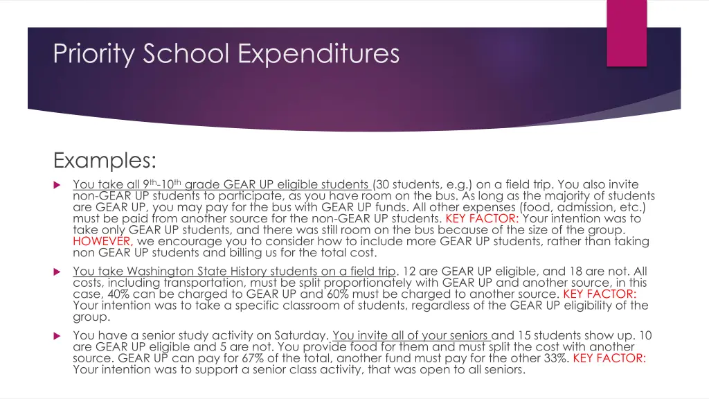 priority school expenditures 1