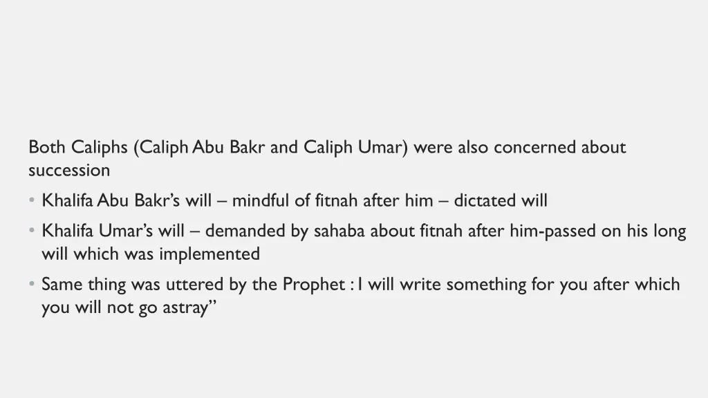 both caliphs caliph abu bakr and caliph umar were