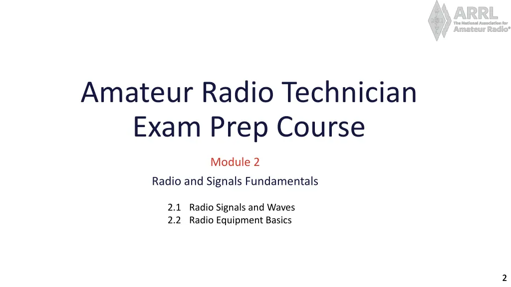 amateur radio technician exam prep course