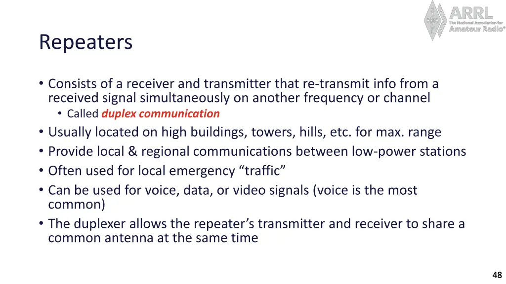 repeaters