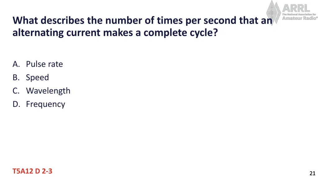 what describes the number of times per second