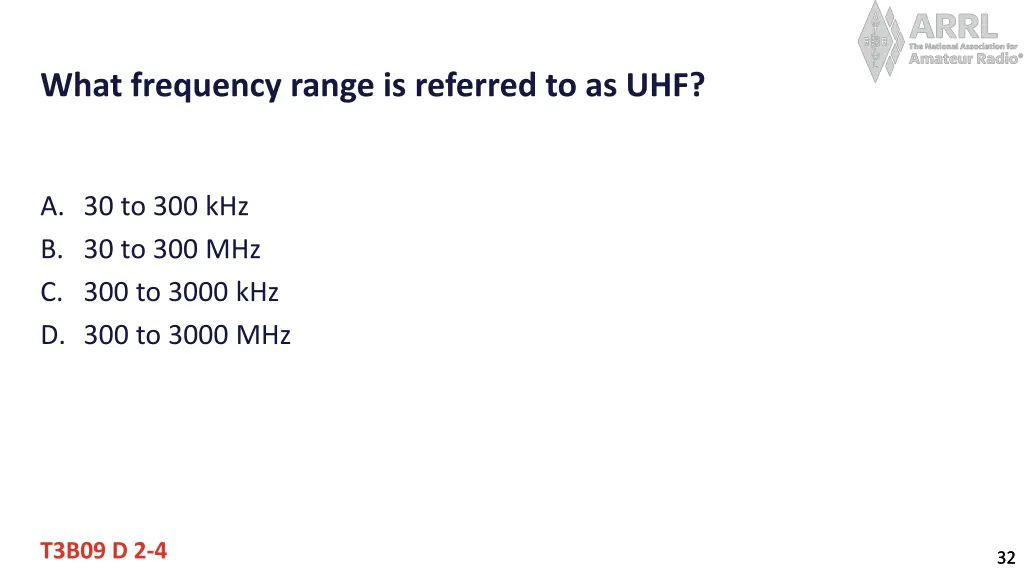 what frequency range is referred to as uhf