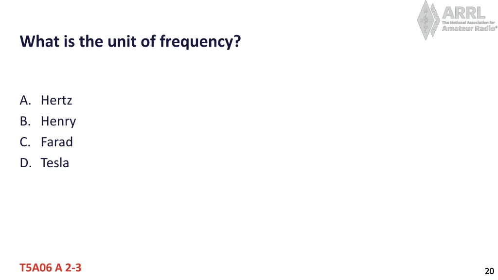 what is the unit of frequency
