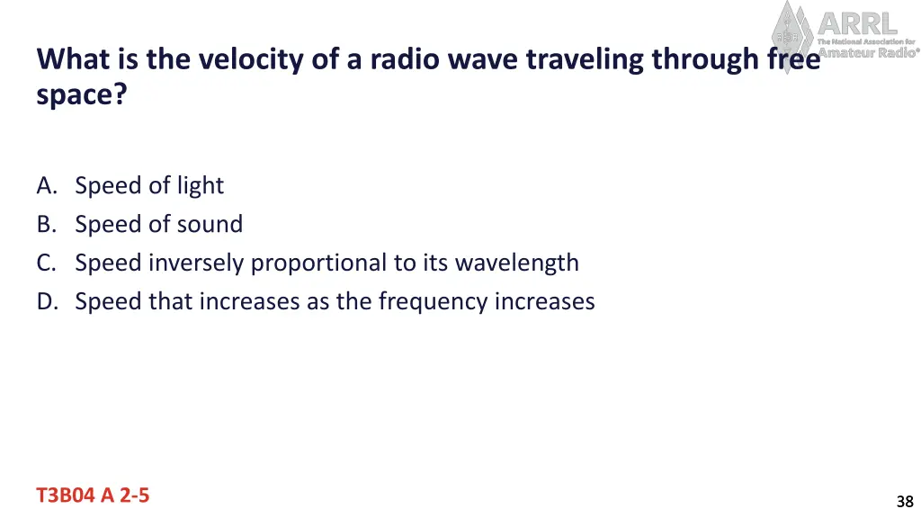 what is the velocity of a radio wave traveling