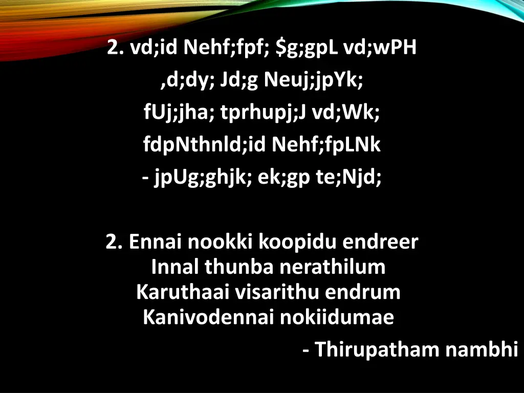 2 vd id nehf fpf g gpl vd wph d dy jd g neuj jpyk