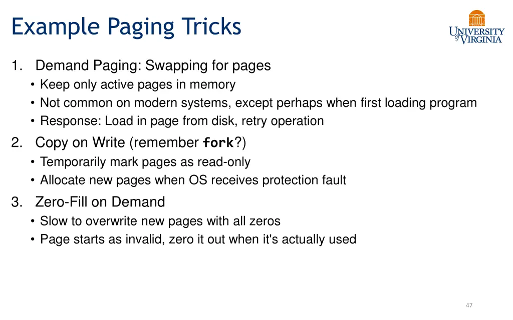 example paging tricks